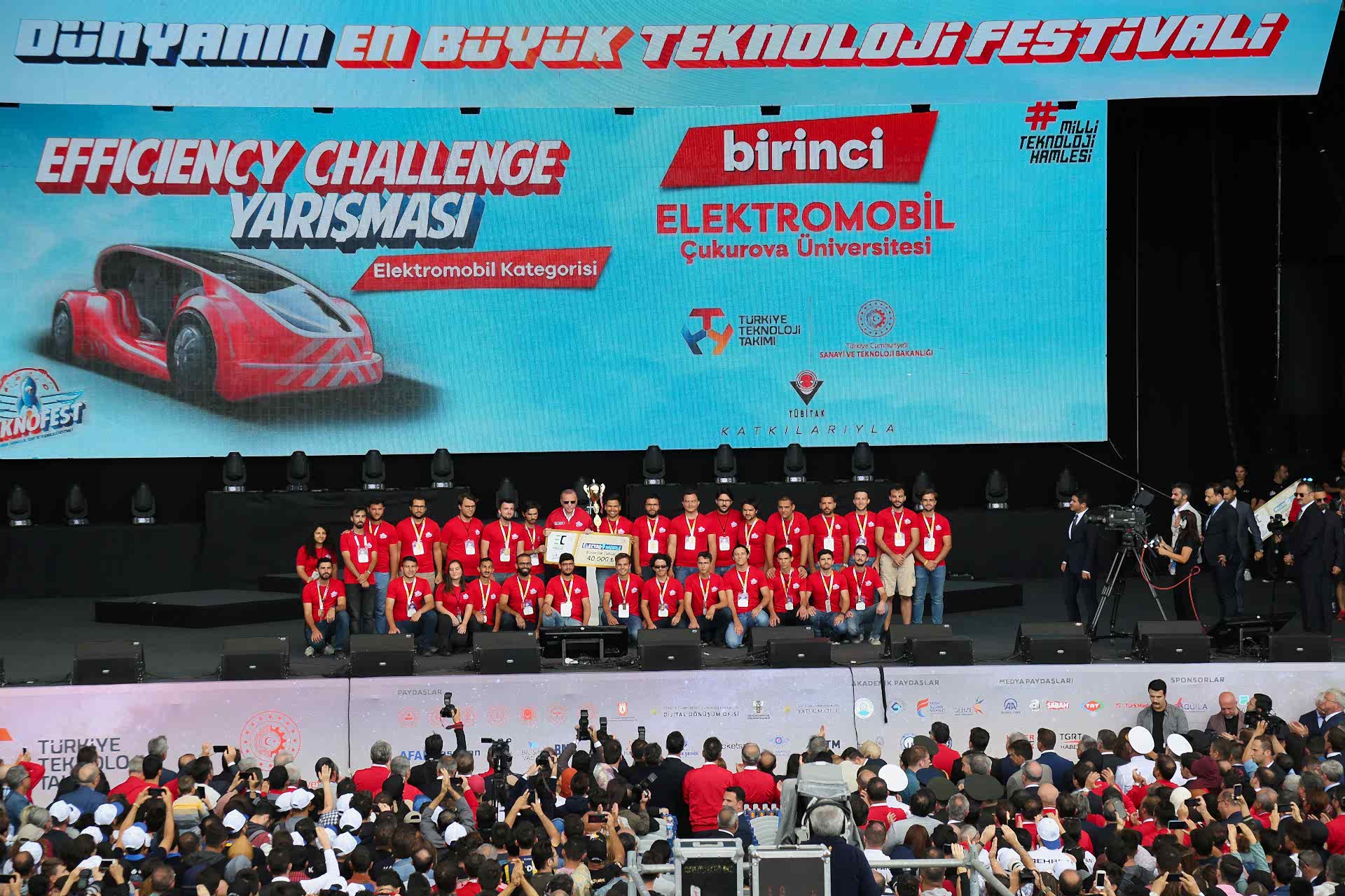 TEKNOFEST 2019 Uluslararası Efficiency Challenge Elektrikli Araç Yarışları'nda ŞAMPİYON 1.5 ADANA